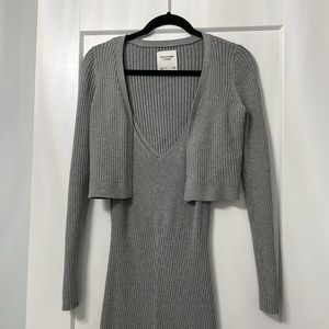 Abercrombie Sweater dress and cardi set
